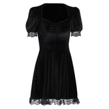 Gothic Dress<br> Velvet and Lace