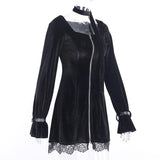 Robe Gothique <br /> Vintage Manche Longue