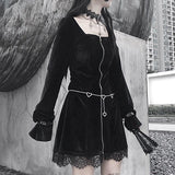 Robe Gothique <br /> Vintage Manche Longue