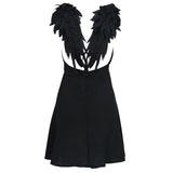 Robe Gothique à Ailes D'Ange