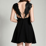 Gothic-Kleid<br> Engelsflügel