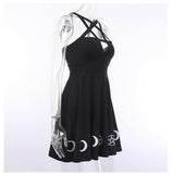 Robe Gothique <br /> à Décolleté en Pentagramme