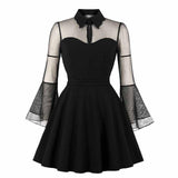 Robe Gothique <br />à Manche Transparent - L'Antre Gothique