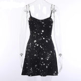 Gothic-Kleid<br> dünner Riemen
