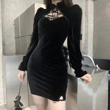 Robe Gothique <br /> en Velours - L'Antre Gothique