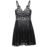 Robe de Nuit Gothique Noir