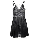 Gothic Night Dress<br> Black