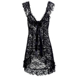Robe de Nuit Gothique en Dentelle