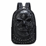 Gotischer Rucksack<br> Wütender Schädel