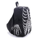 Gotischer Rucksack<br> Skelett-Hoodie