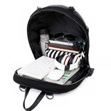 Gotischer Rucksack<br> in Form eines Totenkopfes