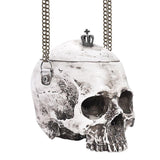 Gotische Handtasche<br> Punk-Schädel