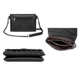 Sac à Main Gothique <br /> Imprimé Tête de Crâne - L'Antre Gothique