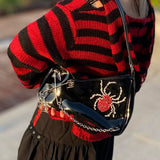 Gothic Handbag<br> Spider Bites