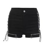 Short Gothique à Lacets