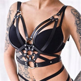 Soutien-Gorge Gothique <br /> Ceinture Harnais