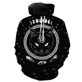 Sweat Gothique Chat Noir