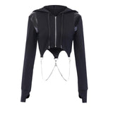 Sweat Gothique Court Streetwear