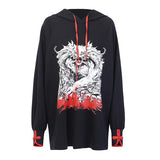 Sweat Gothique Crâne Imprimé