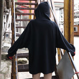 Gothic-Sweatshirt<br> Bedruckter Totenkopf