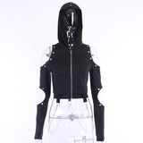 Gothic-Sweatshirt<br> Weg von der Schulter