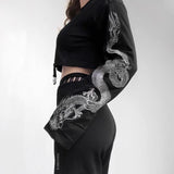 Gothic Sweatshirt<br> Grunge Dragon