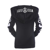 Sweat Gothique <br /> Imprimé Witch Craft - L'Antre Gothique