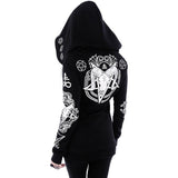 Sweat Gothique Imprimé au Dos