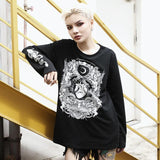 Sweat Gothique <br />Lune Démoniaque