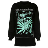 Sweat Gothique Marijuana