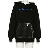 Gothic-Sweatshirt<br> Transparente Tasche