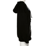 Gothic-Sweatshirt<br> Transparente Tasche