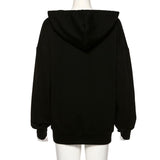 Gothic-Sweatshirt<br> Transparente Tasche