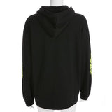 Gothic-Sweatshirt<br> Punk bedruckt