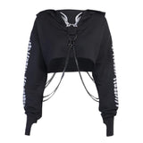 Sweat Gothique Réfléchissante à Chaîne
