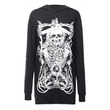 Sweat Gothique Tête de Mort