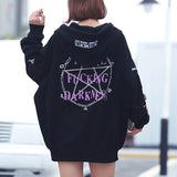 Gothic sweatshirt<br> Total Fucking Darkness