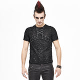 T-Shirt Gothique <br /> Avec Lacet