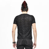 T-Shirt Gothique <br /> Avec Lacet