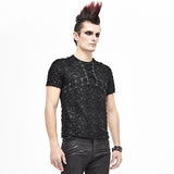 T-Shirt Gothique <br /> Avec Lacet