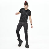 T-Shirt Gothique <br /> Avec Lacet