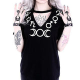 T-Shirt Gothique <br /> Avec Tour de Cou - L'Antre Gothique