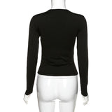 T-Shirt Gothique <br /> Col V