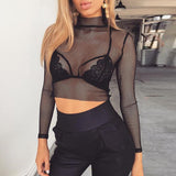 Gothic T-Shirt<br> In Fishnet
