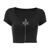 T-Shirt Gothique Étoile
