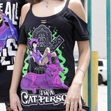 T-Shirt Gothique <br /> I m a Cat Person