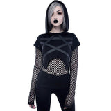 Gothic T-Shirt<br> Fishnet handle