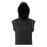 T-Shirt Gothique Sans Manche & Capuche