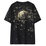 T-Shirt Gothique <br /> Surdimensionné Étoilé - L'Antre Gothique