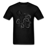 T-Shirt Gothique Tentacule de Poulpe Maléfique